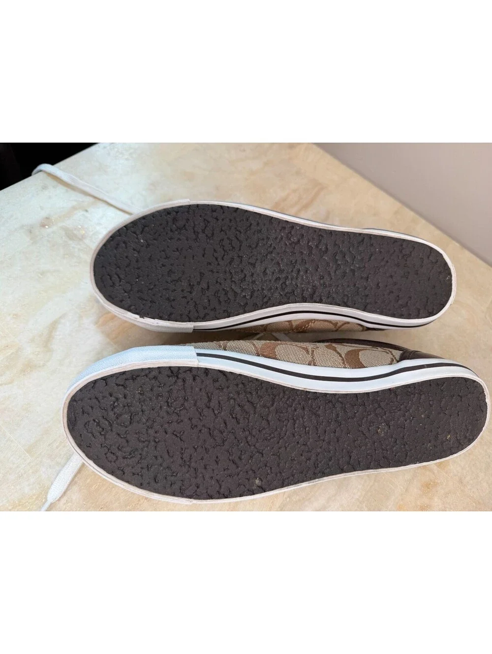 Coach Francesca A5209 Signature C Jacquard Sneakers Size 10B